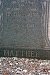 MATTHEE Pieter Bloemeris 1907-1955