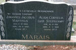 MARAIS Johannes Jacobus Martinus 1894-1969 & Alida Cornelia STEENKAMP 1901-1980