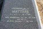MATTHEE Lourens H.J. 1927-1990
