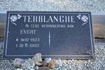 TERBLANCHE Evert 1923-1993