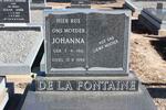 FONTAINE Johanna, de la 1912-1986