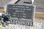 GELDENHUYS Matthys 1938-1989