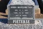 PIETERSE Anna Margaretha 1900-1988