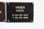 HAGEN Marie 1931-1994