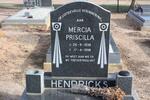 HENDRICKS Mercia Pricilla 1938-1998