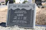 PLESSIS Leon, du 1958-1996