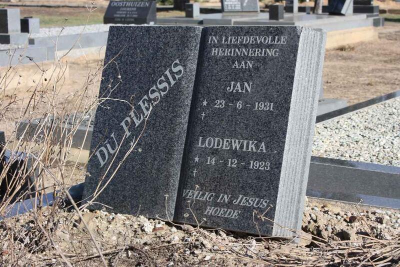 PLESSIS Jan, du 1931- & Lodewika 1923-