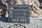 ZYL Antonie, van 1911-2001