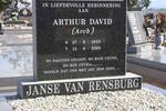 RENSBURG Arthur David, Janse van 1933-2005