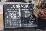 CONRADIE Jozua Pieter 1918-1998 & Maria Elizabeth FOURIE 1921-1998
