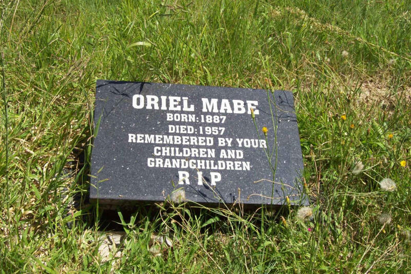 MABE Oriel 1887-1957