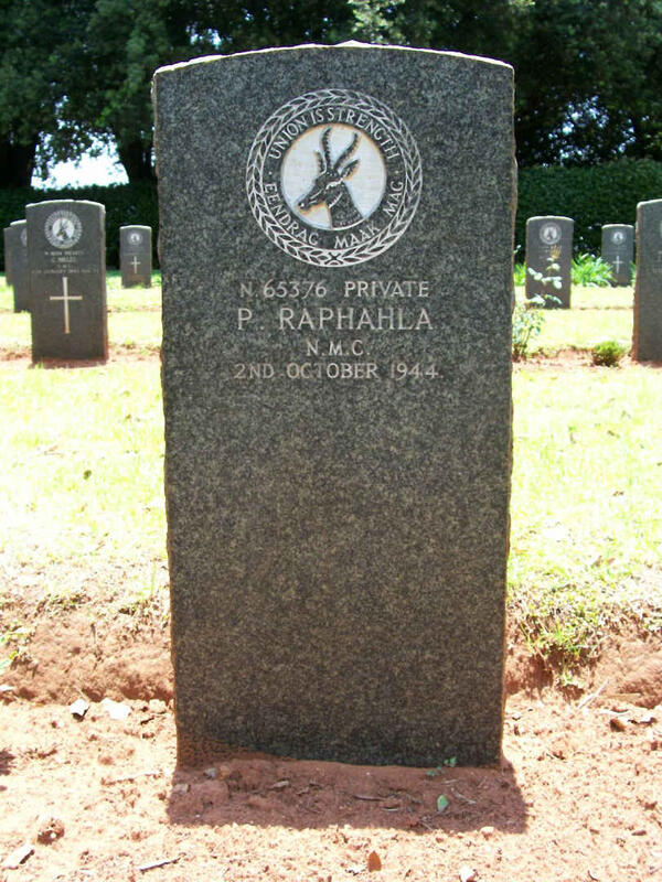 RAPHAHLA P. -1944