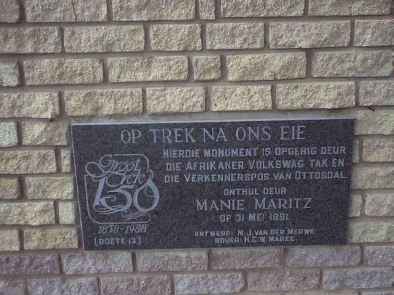 3. Great Trek - 1838-1988 - Groot Trek