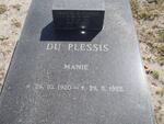PLESSIS Manie, du 1920-1987 & Francis 1925-1994 