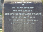 FRASER Joseph Sutherland  1859-1934
