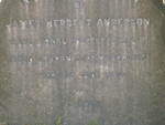 ANDERSON James Herbert 187?-1934