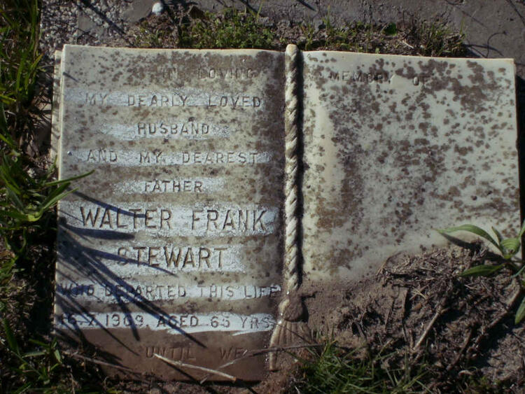 STEWART Walter Frank -1969 