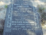 ROBOTHAM Benjamin 1873-1949 & Mary Elizabeth 1869-1942