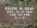 GRAY Ralph M. -1957 