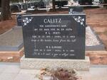 CALITZ P.L. 1915-1983 & H.L. 1919-1997