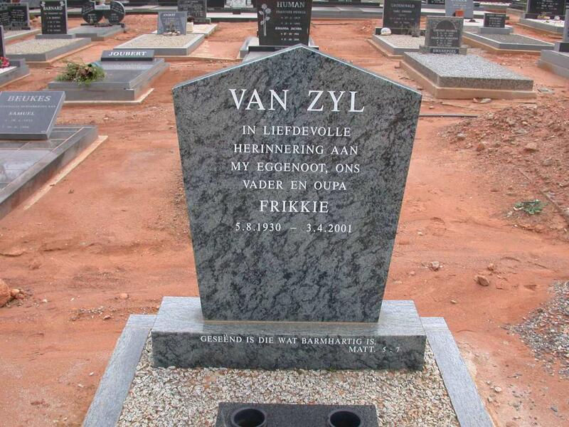 ZYL Frikkie, van 1930-2001