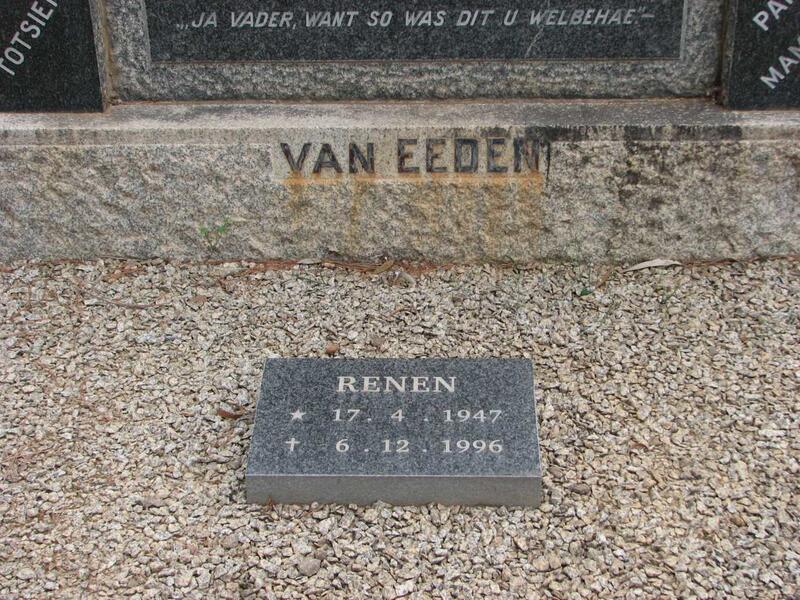 EEDEN Renen, van 1947-1996