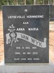 WYK Anna Maria, van 1881-1970