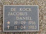 KOCK Jacobus Daniel, de 1916-1983