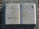 ? Alice R. nee KING 1895-1976