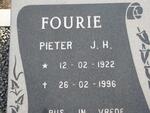 FOURIE Pieter J.H. 1922-1996