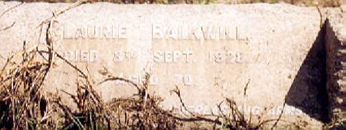 BALKWILL Laurie -1923