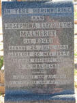 MALHERBE Josephina Elizabeth nee LE ROUX 1908-1944