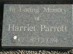 PARROTT Harriet 1917-1996