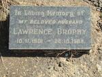 BROPHY Lawrence 1901-1968