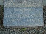 SCHORN Mary Cathirine 1913-1986