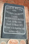 EKSTEEN Pieter Gideon 1835-1875