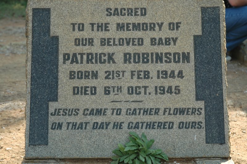 ROBINSON Patrick 1944-1945