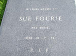 FOURIE Sue nee WHITE   -1975