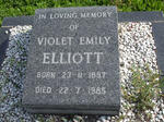 ELLIOTT Violet Emily 1897-1985