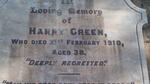 GREEN Harry  -1910 