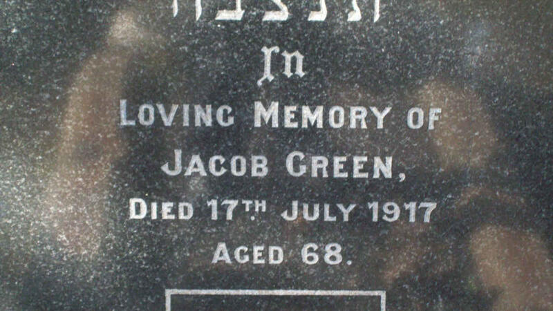 GREEN Jacob   -1917 
