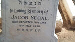 SEGAL Jacob  -1930