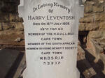 LEVENTOSH Harry  -1939