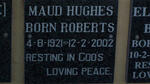 HUGHES Maud nee ROBERTS  -1921-2002