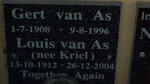 AS Gert, van  1908-1996 & Louis KRIEL 1912-2004