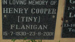 FLANIGAN Henry Cooper  1930-2001