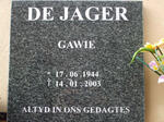 JAGER Gawie, de 1944-2003