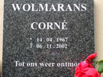 WOLMARANS Corné 1967-2002