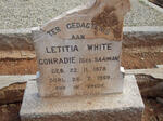 CONRADIE Letitia White nee SAAIMAN 1878-1959