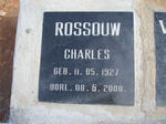 ROSSOUW Charles 1927-2000